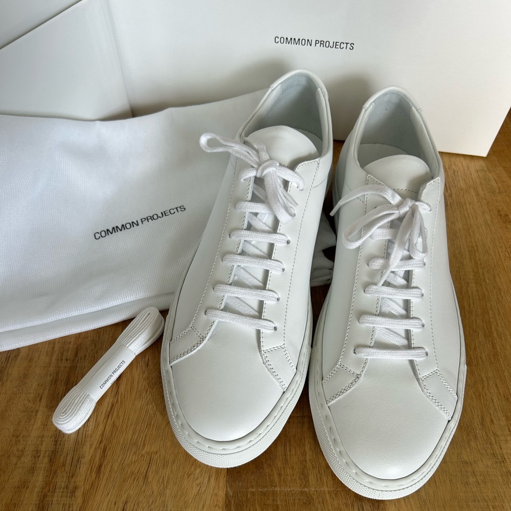 Common Projects Men's Achilles Leather Low-Top Sneakers